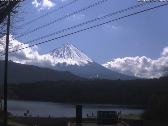 西湖からの富士山