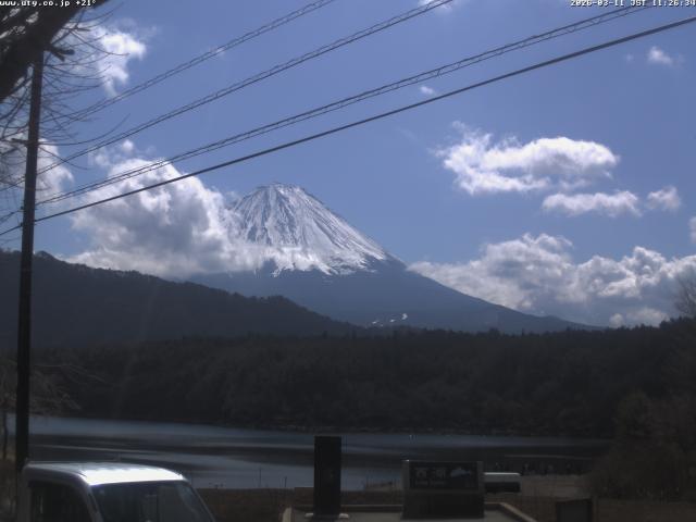 西湖からの富士山
