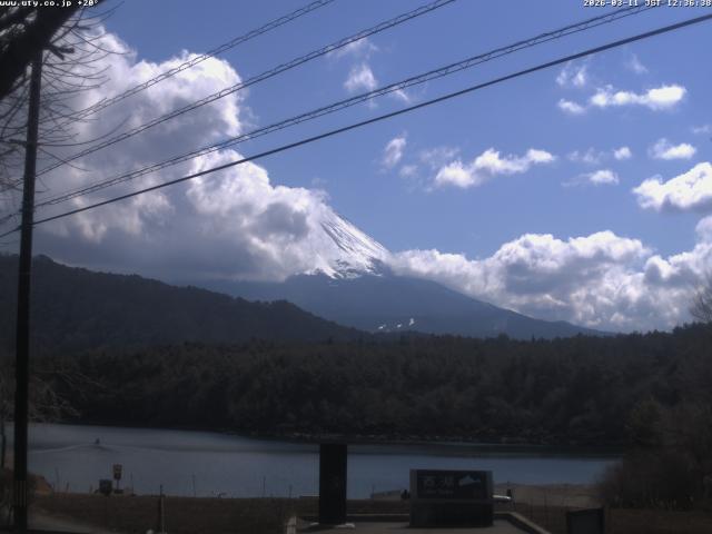 西湖からの富士山