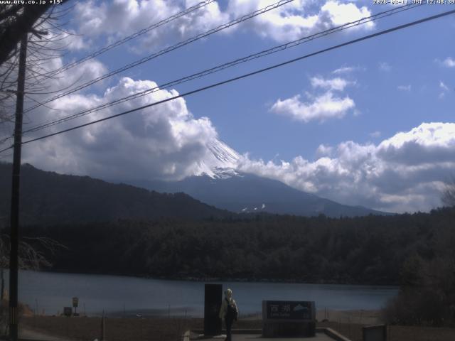 西湖からの富士山