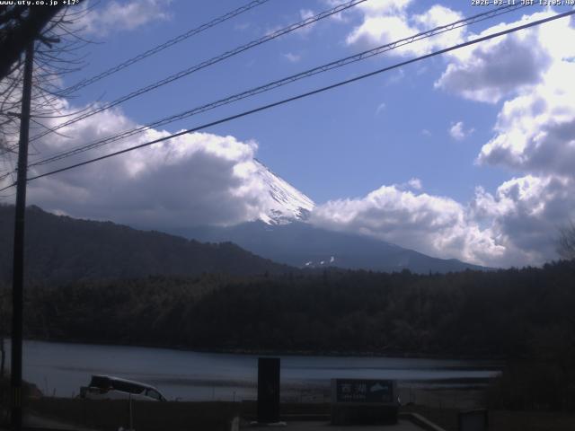 西湖からの富士山