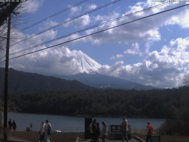 西湖からの富士山