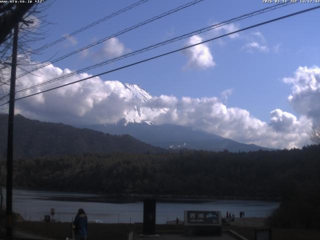 西湖からの富士山