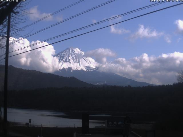 西湖からの富士山