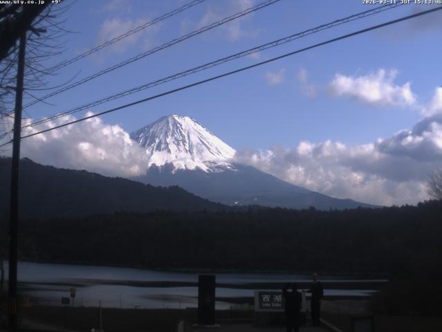 西湖からの富士山