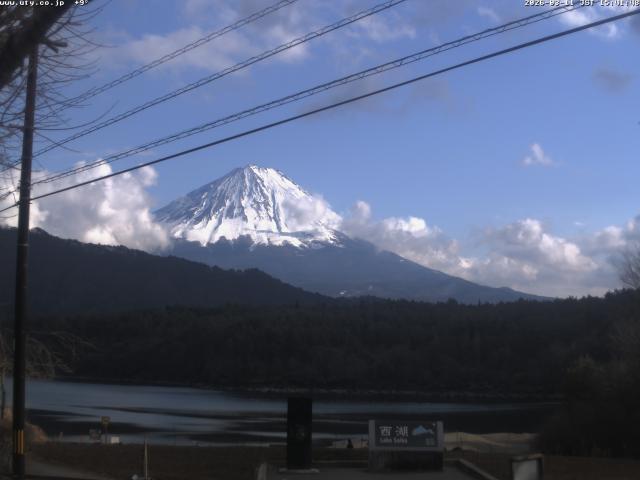 西湖からの富士山