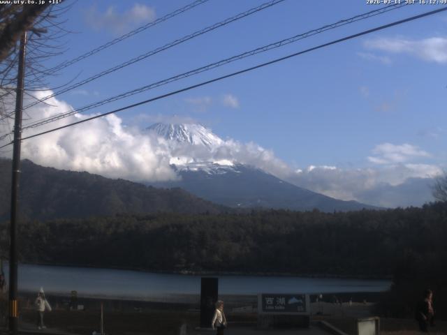 西湖からの富士山