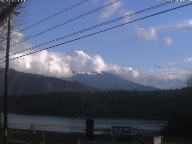 西湖からの富士山