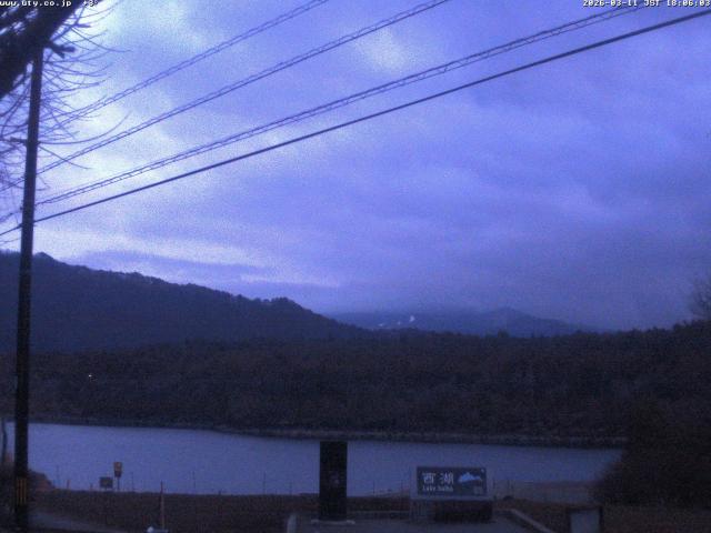 西湖からの富士山