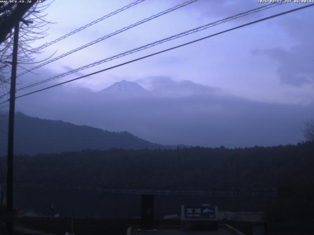 西湖からの富士山