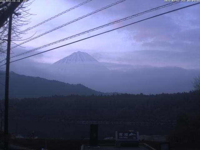 西湖からの富士山