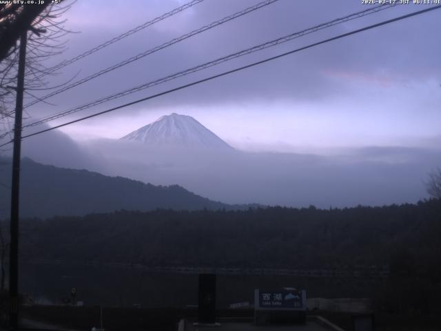 西湖からの富士山