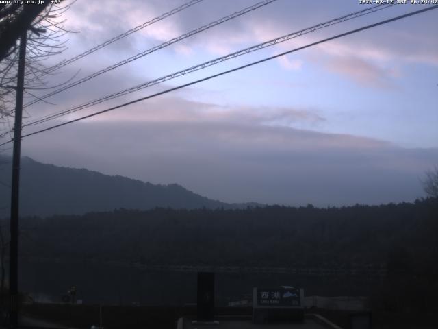 西湖からの富士山
