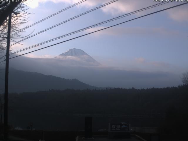 西湖からの富士山