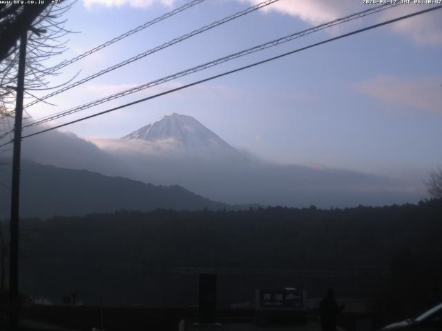 西湖からの富士山