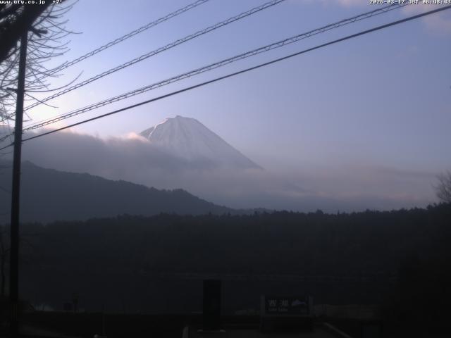 西湖からの富士山