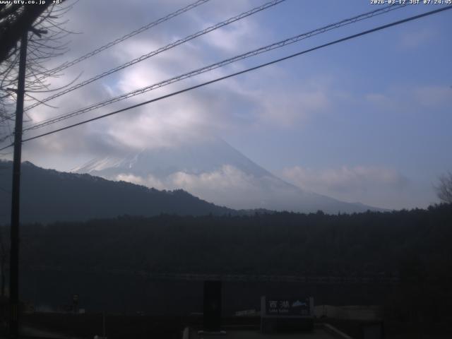 西湖からの富士山