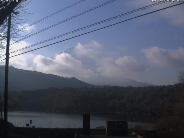 西湖からの富士山