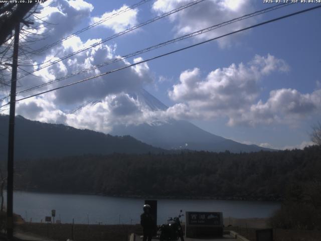 西湖からの富士山