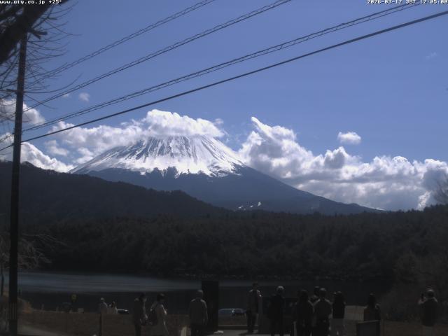 西湖からの富士山
