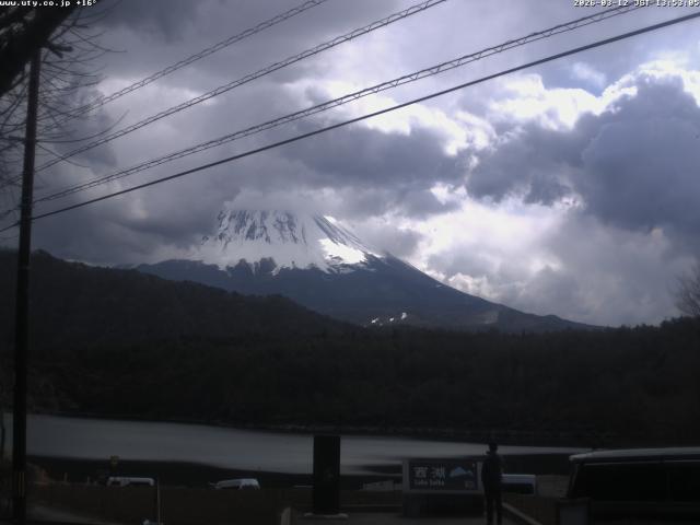 西湖からの富士山