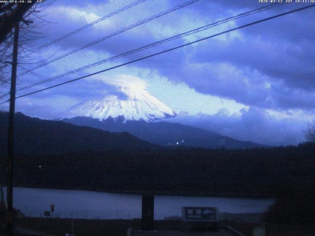 西湖からの富士山