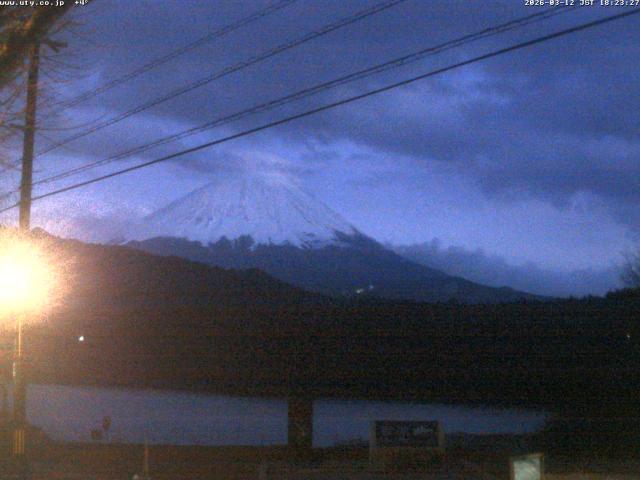 西湖からの富士山
