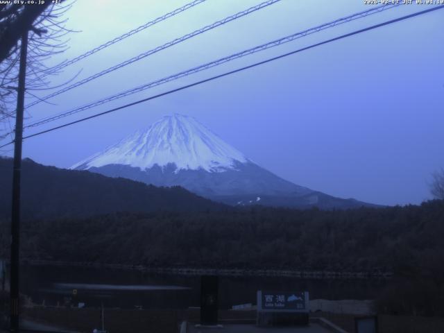 西湖からの富士山