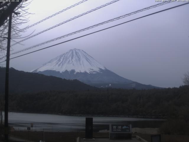 西湖からの富士山