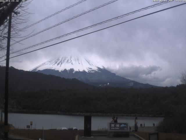 西湖からの富士山