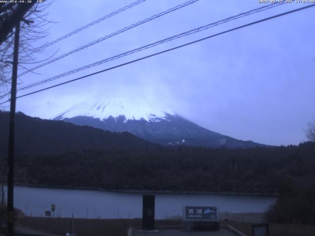 西湖からの富士山