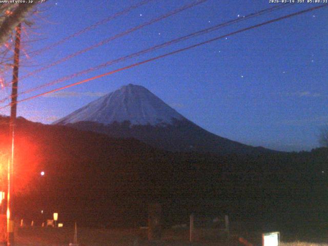 西湖からの富士山