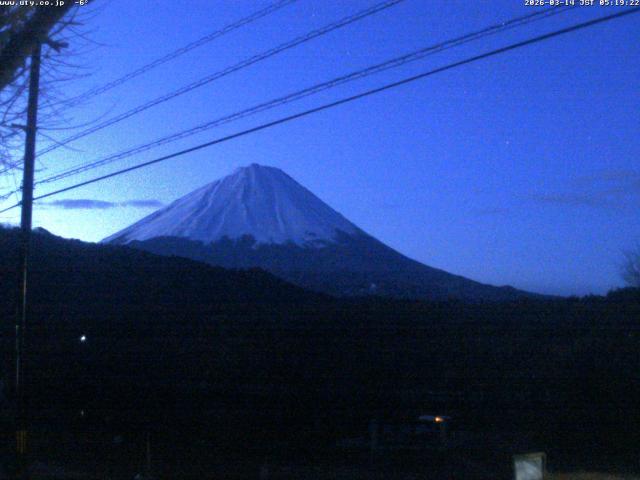 西湖からの富士山