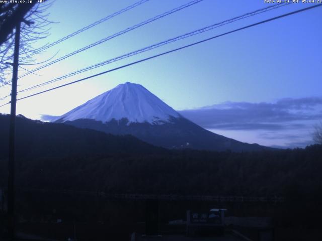 西湖からの富士山