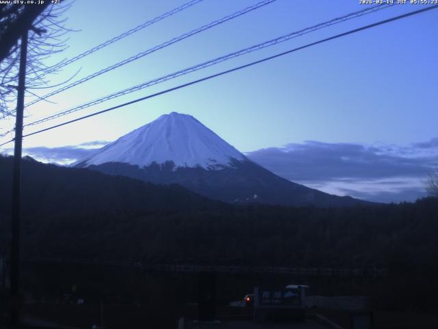 西湖からの富士山