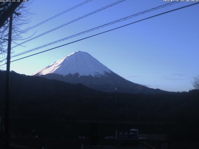西湖からの富士山