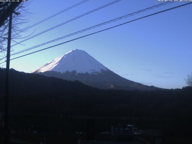 西湖からの富士山