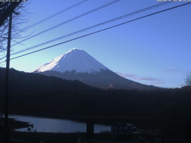 西湖からの富士山
