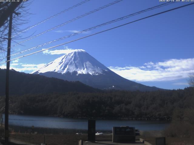 西湖からの富士山