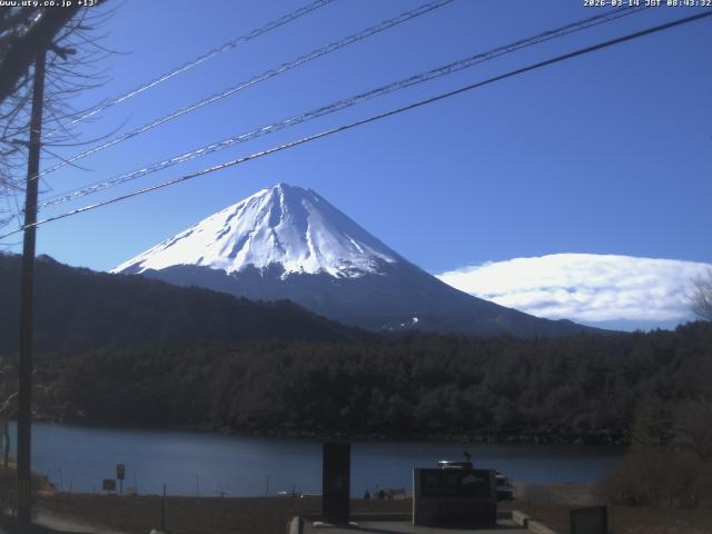 西湖からの富士山
