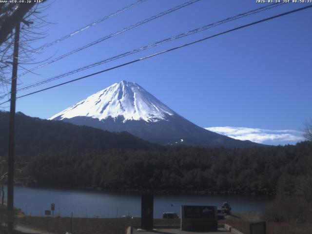 西湖からの富士山