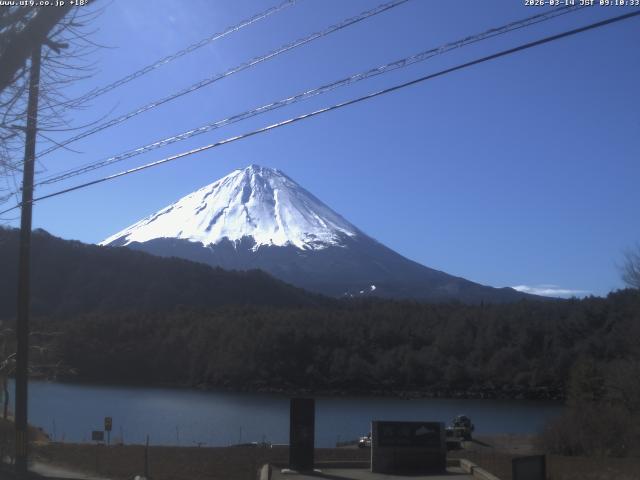 西湖からの富士山