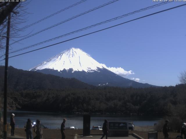 西湖からの富士山