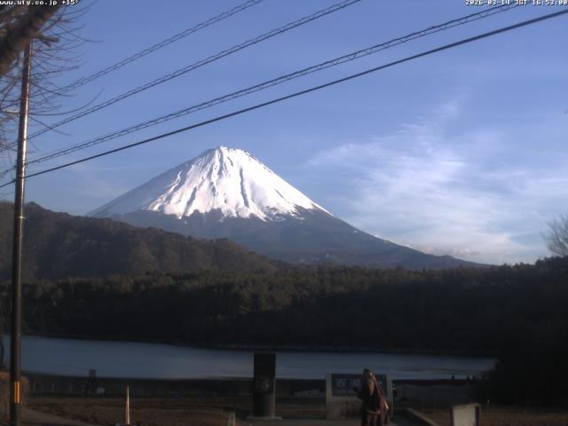 西湖からの富士山