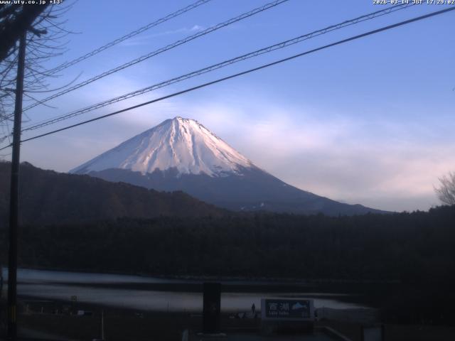 西湖からの富士山