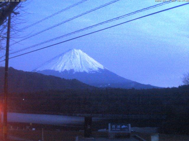 西湖からの富士山
