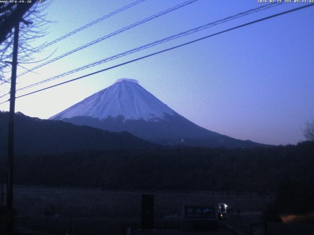 西湖からの富士山