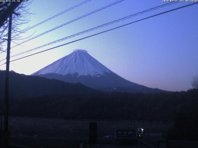 西湖からの富士山