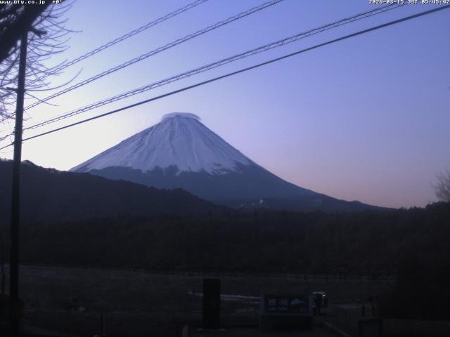 西湖からの富士山
