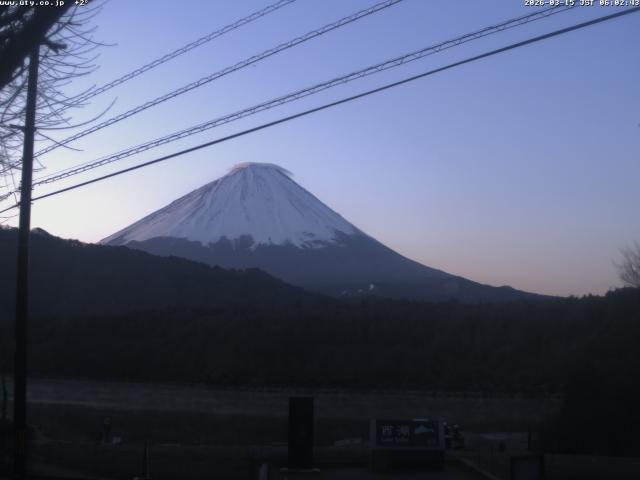 西湖からの富士山